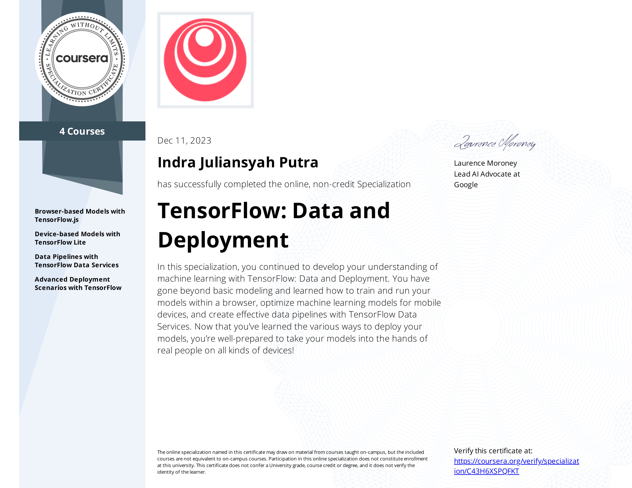 Certificate 3